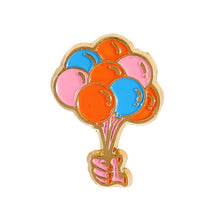 Load image into Gallery viewer, Colourful Balloon Pins Cartoon Movie Up Enamel Pin Hot Air Balloon Brooch Badges Lapel Pins Jewelry