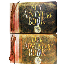 Load image into Gallery viewer, DIY Handmade Cartoon Photo Album Adventure Book Wedding Stickers Scrapbooking Our &amp; My Adventure Movie Scrapbook Album For Gifts
