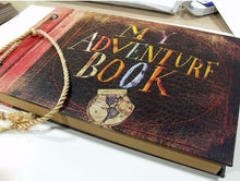 Load image into Gallery viewer, DIY Handmade Cartoon Photo Album Adventure Book Wedding Stickers Scrapbooking Our &amp; My Adventure Movie Scrapbook Album For Gifts
